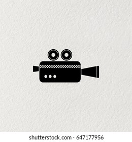 Cinema camera icon. vector illustration
