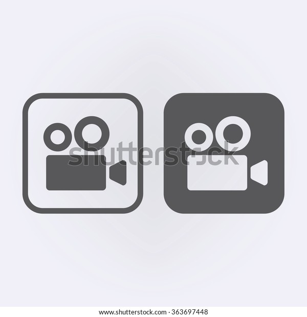 Cinema camera icon .\
Vector illustration