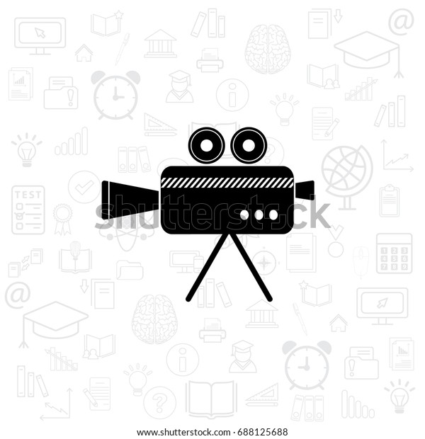Cinema camera icon.\
vector illustration