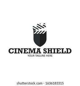 cinema castle logo vector illustration