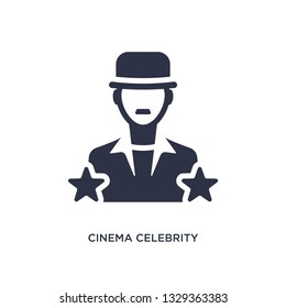 cinema celebrity icon. Simple element illustration from cinema concept. cinema celebrity editable symbol design on white background. Can be use for web and mobile.