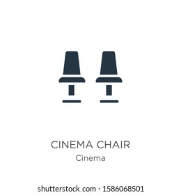 Cinema chair icon vector. Trendy flat cinema chair icon from cinema collection isolated on white background. Vector illustration can be used for web and mobile graphic design, logo, eps10