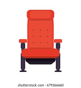 Cinema Chair Isolated