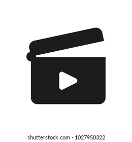 cinema clap vector icon