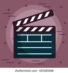 cinema clapboard icon