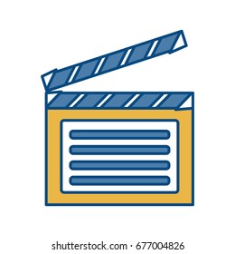 cinema clapboard icon