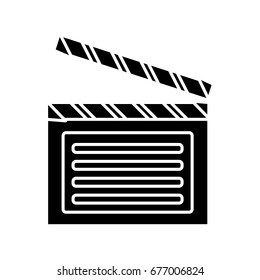 cinema clapboard icon
