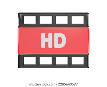 cinema clapperboard icon 3d rendering vector illustration