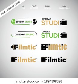 cinema company logo creation design