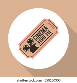 Cinema  concept  with movie icons design, vector illustration 10 eps graphic.