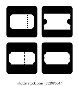 Cinema concept with ticket icons design, vector illustration 10 eps graphic.