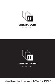 Cinema corp company logo template.