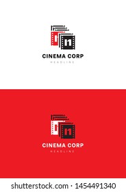 Cinema corp company logo template.