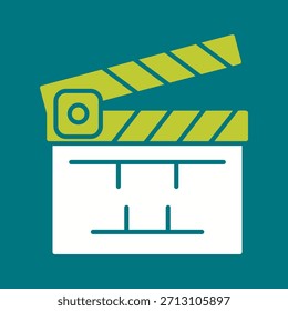 Icono gráfico del Vector creativo del cine