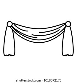 cinema curtains  icon