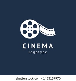 Cinema Design Elements Template Minimalistic Logo Stock Vector (Royalty ...