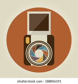Cinema design over beige background, vector illustration