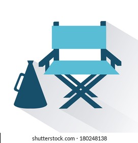cinema design over white background vector illustration