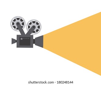 cinema design over white background vector illustration