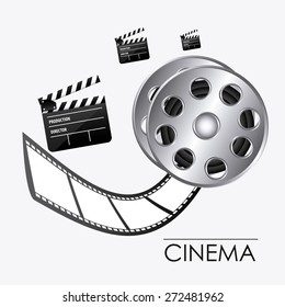 Cinema design, vector illustration 