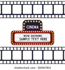 Cinema digital design, vector illustration 10 eps graphic