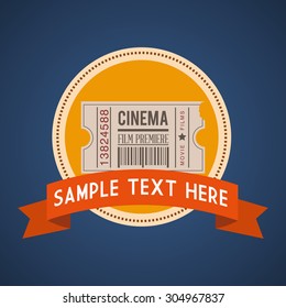 Cinema digital design, vector illustration 10 eps graphic