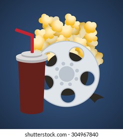 Cinema digital design, vector illustration 10 eps graphic