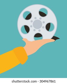 Cinema digital design, vector illustration 10 eps graphic
