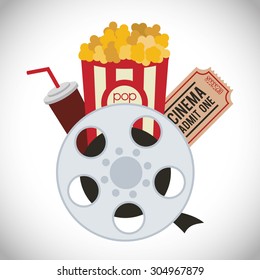 Cinema digital design, vector illustration 10 eps graphic