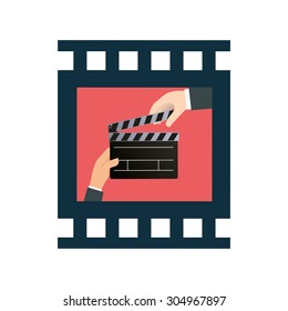 Cinema digital design, vector illustration 10 eps graphic