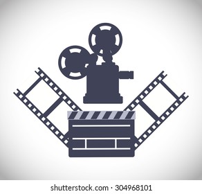 Cinema digital design, vector illustration 10 eps graphic