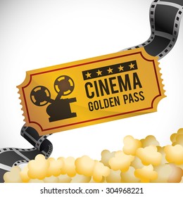 Cinema digital design, vector illustration 10 eps graphic