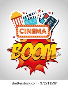 cinema entertainment design, vector illustration eps10 graphic 