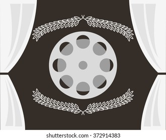 cinema entertainment design, vector illustration eps10 graphic 