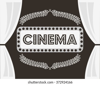 cinema entertainment design, vector illustration eps10 graphic 