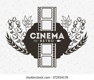 cinema entertainment design, vector illustration eps10 graphic 