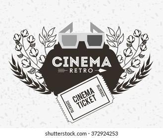 cinema entertainment design, vector illustration eps10 graphic 