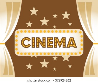 cinema entertainment design, vector illustration eps10 graphic 