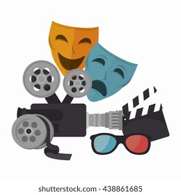 cinema entertainment design, vector illustration eps10 graphic 