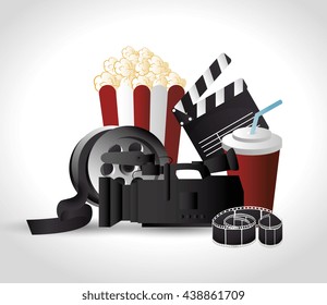 cinema entertainment design, vector illustration eps10 graphic 