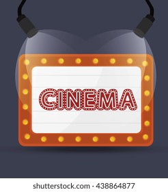 cinema entertainment design, vector illustration eps10 graphic 