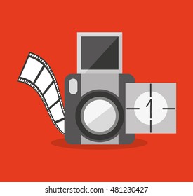 cinema entertainment flat icon vector illustration design
