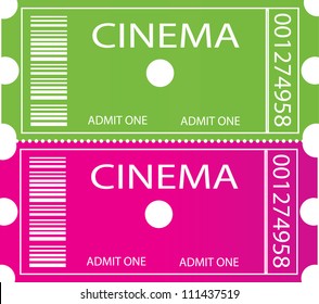 Cinema, entrance tickets.