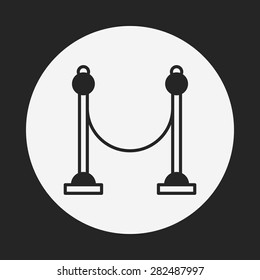 Cinema fence icon