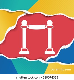 Cinema fence icon