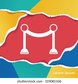 Cinema fence icon