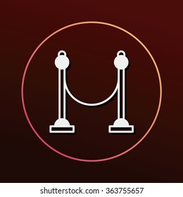 Cinema fence icon