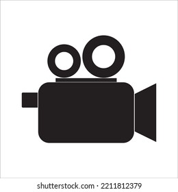 cinema film camera vector design
