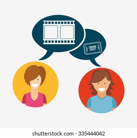cinema film design, vector illustration eps10 graphic 
