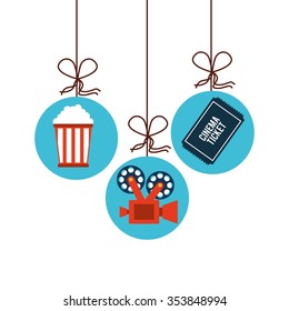 cinema film design, vector illustration eps10 graphic 